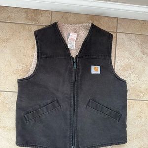 Vintage carhartt men’s Sherpa lined vest union made USA
